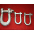 Bolt type anchor shackle